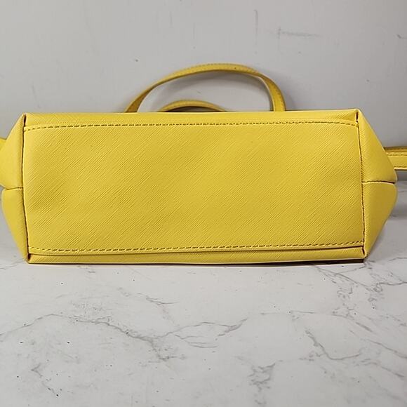 MARC TETRO Dachshund Yellow Lunch Tote Shoulder Handbag Dog Lover Purse - Picture 8 of 10
